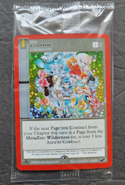 METAZOO SPELL PROMO FULL HOLO CARD Wilderness Sealed - Image 1