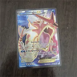 Gyarados EX Full Art 114/122 Breakpoint Ultra Rare Holo Pokemon TCG Card - Image 1