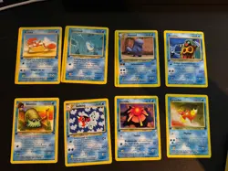 First edition pokemon cards lot. Haunter, Magmar, Slowpoke, Zubat & More. - Image 2