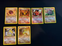 First edition pokemon cards lot. Haunter, Magmar, Slowpoke, Zubat & More. - Image 5