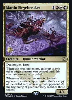 Mardu Siegebreaker - Foil Prerelease Promo TDM LP MTG - Image 1