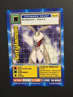 Antylamon Mo-06 Digimon Movie Promo Card 2000 - Image 1