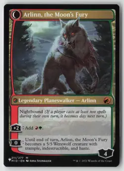 Arlinn, the Pack's Hope LP 211 The List Reprints Magic: The Gathering - Image 2