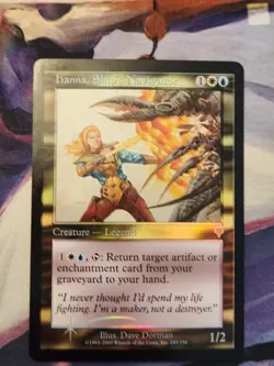 MTG Hanna, Ship's Navigator - Invasion - FOIL LP - Image 1
