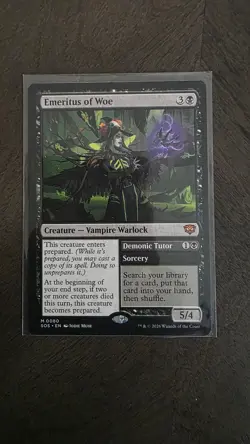 Emeritus of Woe // Demonic Tutor - SOS 0080 - Magic the Gathering - NM - Image 1