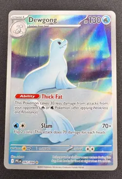 Pokemon Dewgong Illustration Rare 097/094 NM ME02 Phantasmal Flames Holo - Image 1