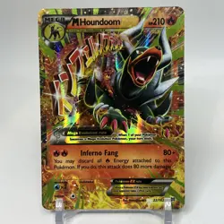 M Houndoom EX 22/162 Holo BREAKthrough Pokemon Card - Image 1