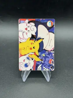 Pikachu Snorlax Holo Pokemon Vintage Pocket Monster Vending Prism Sticker 439 - Image 2