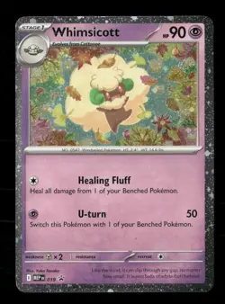 Whimsicott (Cosmos Holo) 019 Holo ME: Mega Evolution Promo NM/M Pokemon - Image 1