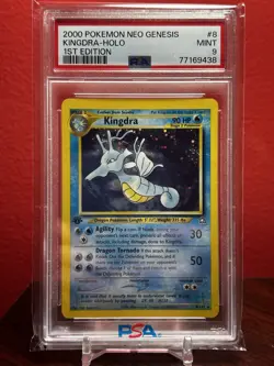 2000 Pokemon Neo Genesis Kingdra-holo 1st Edition Psa 9 8/111 - Image 1