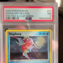 Pokemon TCG Magikarp EX FireRed & LeafGreen 67/112 Reverse PSA 7 RARITY ERROR - Image 4