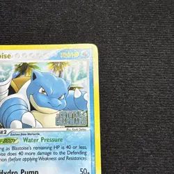 Pokemon TCG BLASTOISE 14/100 Reverse Holo. EX Crystal Guardians. Rare. Excellent - Image 4