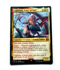 Lightning, Army of One Final Fantasy Regular MTG - Image 2