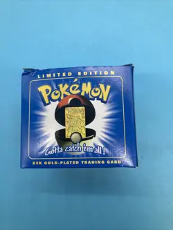 Pokemon Gold Plated Trading Card Poliwhirl In The Box - Image 2