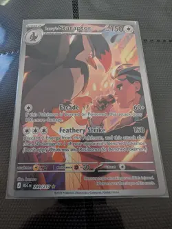 Larry's Staraptor 249/217 Ascended Heroes Full Art Rare Pokemon Card TCG - Image 1