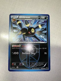 2013 Umbreon 64/116 Team Plasma Pokemon Card! Non-Holo! - Image 1