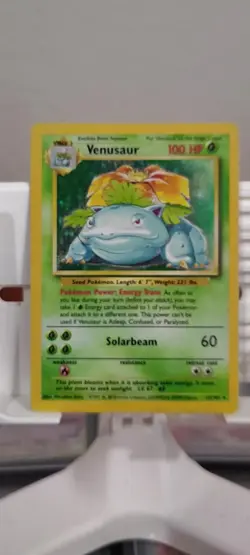 Pokemon TCG Venusaur Holo Rare 015/102 Base Set Unlimited English 1999: HP - Image 2