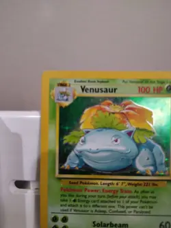 Pokemon TCG Venusaur Holo Rare 015/102 Base Set Unlimited English 1999: HP - Image 3