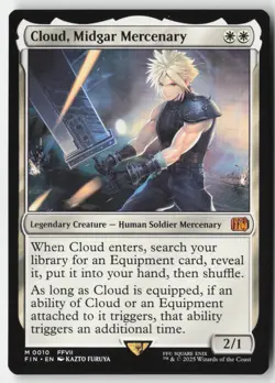 MTG - Cloud, Midgar Mercenary M FINAL FANTASY 10 LP-NM - Image 1