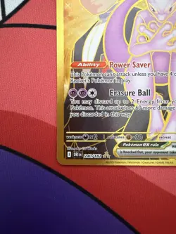 Team Rocket’s Mewtwo ex 240/182 Hyper Rare Gold Pokemon Destined Rivals NM - Image 5