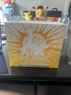 Brilliant Stars Pokemon Center ETB Sword & Shield Elite Trainer Box Sealed - Image 1