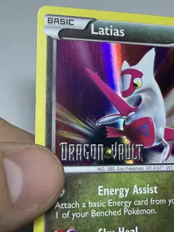 Latias 9/20 Dragon Vault Stamped Holo Pokemon TCG - Image 3