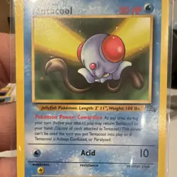 Pokemon TCG Tentacool 56/62 Fossil Unlimited Common Regular EN - Image 5