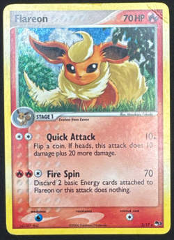 FLAREON 2/17 DMG RARE POP SERIES 3 POKEMON 2006 - Image 1