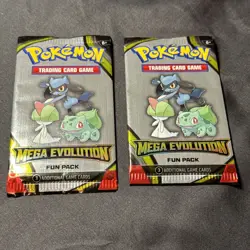 x2 Packs Pokemon TCG Mega Evolution Fun Pack Booster - New Sealed - Image 1