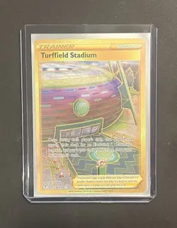Pokemon TCG Turffield Stadium 200/202 Sword & Shield Secret Rare Full Art Holo - Image 4
