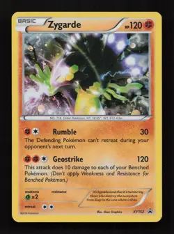 Zygarde XY152 Promo XY Black Star Promos Pokemon Near Mint - Image 1