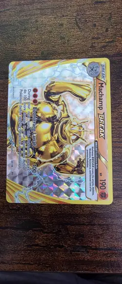 Machamp BREAK 60/108 BREAK Rare Evolutions Pokemon Holo Near Mint - Image 1