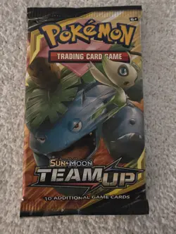 Pokemon Sun & Moon Team Up Sealed Booster Pack - Image 1