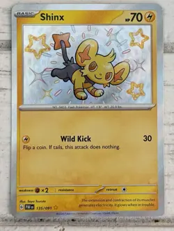 Pokemon Paldean Fates Shiny Shinx #135/091! NM/MINT!! - Image 1