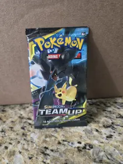Pokemon Sun & Moon Team Up Booster Pack Zekrom and Pikachu - Image 5