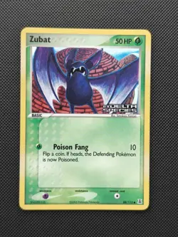 Zubat 88/113 - Pokemon 2005 - EX Delta Species - Reverse Holo - Image 1