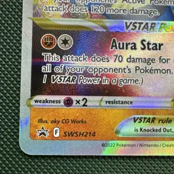Lucario VSTAR SWSH214 Black Star Promo - Pokemon TCG - Image 3