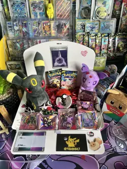 Pokemon Umbreon And Espeon Mix Gift Box With Plushies Boosters And More cute - Image 1