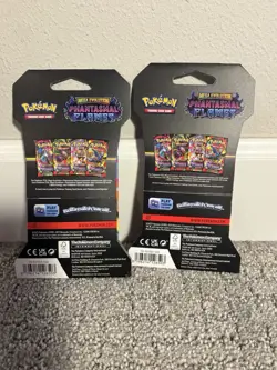 Pokemon TCG Mega Evolution Phantasmal Flames Sleeved Booster Pack Lot Of 2 - Image 2