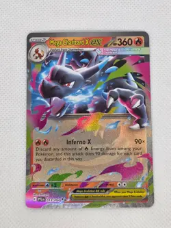 Pokemon TCG ME02: Phantasmal Flames #013/094 Mega Charizard X ex - NM - Image 1