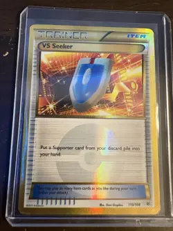 The Pokemon Company VS Seeker Secret Rare Holo 110/108 Roaring Skies 2015 - Image 1