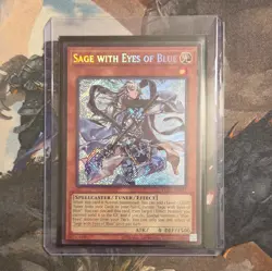 Yu-Gi-Oh! Sage with Eyes of Blue LCKC-EN015 1st Edition Secret Rare Foil - Image 3
