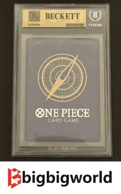 One Piece Card Game EB04-061 Monkey D. Luffy Serial Flagship Battle Winner BGS10 - Image 2