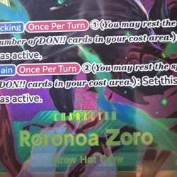 Roronoa Zoro - OP06-118 (Reprint) OP06-118 Premium Booster -The Best- Vol. 2... - Image 2