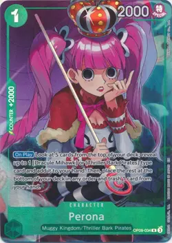 One Piece Perona OP09-034 Illustration Box Vol. 4 Promo Holo SEALED - Image 1