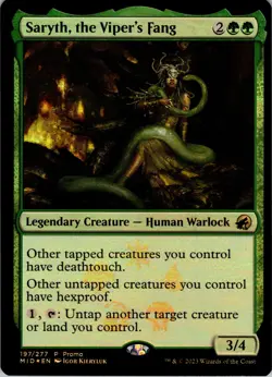 Saryth, the Viper's Fang - Foil - P - - Media Promos - #197 - NM - MTG - Image 1