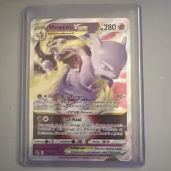 Mewtwo VSTAR Ultra Rare Psychic holo Pokemon GO #031/078 [Near Mint] Pokemon TCG - Image 1