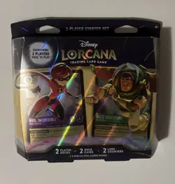 Disney Lorcana Wilds Unknown 2 Player Starter - Buzz Lightyear Mrs Incredible🔥 - Image 2