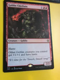 Goblin Goon & Goblin Chieftain. rare x2 JMP MTG 2 Card. - Image 4