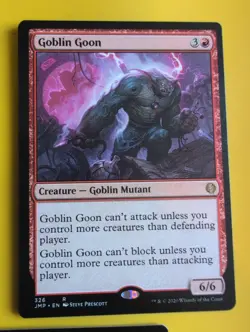 Goblin Goon & Goblin Chieftain. rare x2 JMP MTG 2 Card. - Image 5